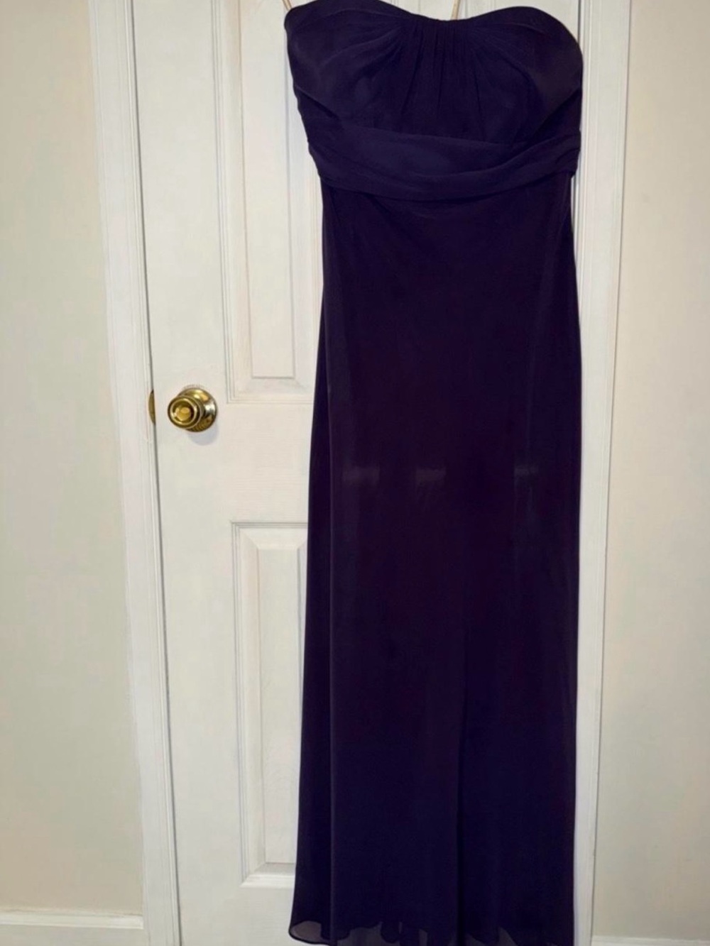 David’s Bridal Evening Gown in Deep Purple